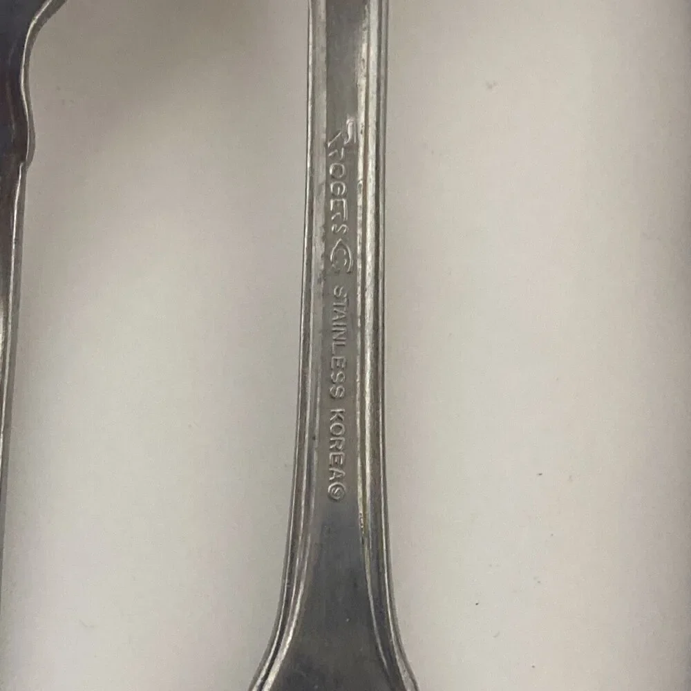 Lot of 7 BRENTWOOD Rogers Co Matte Stainless Korea Flatware Spoon Knife Fork VTG